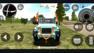 Modified Mahindra Thar 😈 Car Game Indian Car (Gadi Wala Game) Sky Blue Android Game 2026