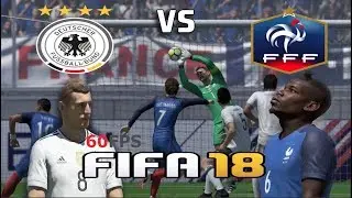 FIFA 18 Germany vs France International Friendly Matche HD Full gameplay 1080p 60 FPS(No Commentary)