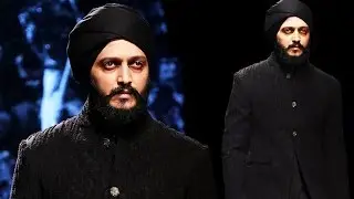 Riteish Deshmukh SIKH Style WALK The Ramp At Lakme Fashion Week 2016