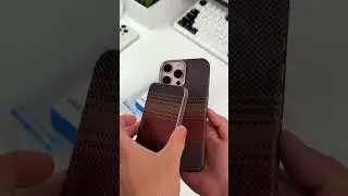 Кевларовый чехол + PowerBank 5000 mAh для iPhone 16 Pro Max 🔥 Стиль и защита в одном!