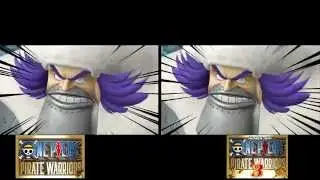 Cutscene Comparison - Luffy Defeats Wapol (One Piece: Pirate Warriors 1 & 3)