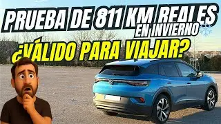 VW ID.4 Pro: ¿Buen eléctrico para viajar? ⚡ Prueba REAL 811 km en INVIERNO #TestDrive #VWID4