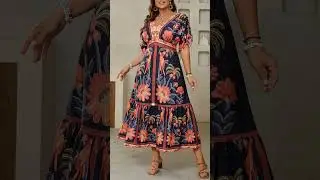 O VESTIDO FLORAL MAIS LINDO DA ESTA&Ccedil;&Atilde;O