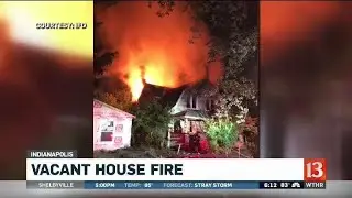 Vacant house fire