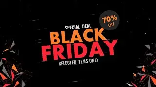 Free Black Friday Poster Template for PowerPoint & Google Slides by GreatPPT