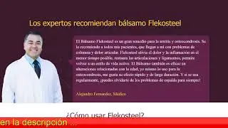 Flekosteel Recomendaciones