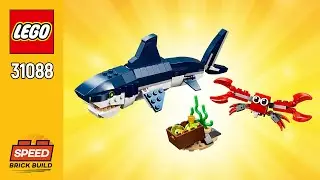 LEGO&reg; Creator Shark from Deep Sea Creatures (31088)[230 pcs] Step-by-Step Building Instructions