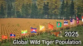 2025 Wild Tiger Population &ndash; Country Rankings.