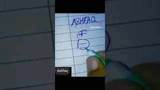 ASHFAQ Name Logo Design #ashfaq #logo #design #name #logodesign #shorts #graphicdesign #pixellab