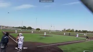 Strikeout on rise ball outside 
