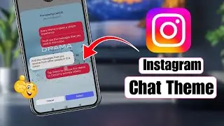 Как изменить тему чата в Instagram