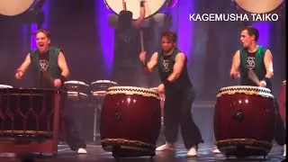 KAGEMUSHA TAIKO at the European TAIKO Concert night in D&uuml;sseldorf, Taiko drumming - Taiko drummer