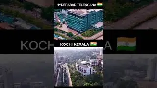 Kochi 🌊 vs Hyderabad 🏰 | City Comparison in 30 sec #Shorts#Kochi #Hyderabad #CityComparison