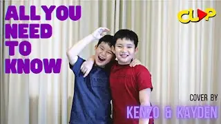 All You Need To Know - Griffin & Slander | Cover by Kenzo Kayden CLAP PRODUCTION