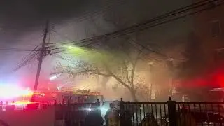 FDNY Queens 4th Alarm Box 7942 Heavy Fire in Private Dwelling With Extensions 