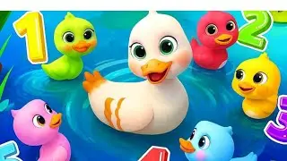 &ldquo;Counting with Ducks! 🦆 Five Little Ducks Nursery Rhyme&rdquo;