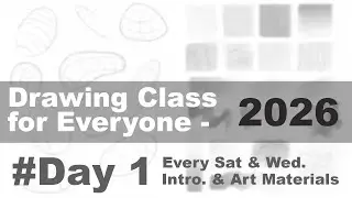 Drawing Class - Day 1 Introduction & Art Materials | Full Syllabus Revealed!