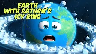 What if the MOON SHATTERED into a GIANT ICY RING System? 🤯
