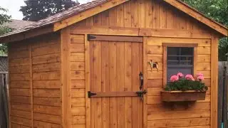 Cedar Shed Kits - Gardener Shed 8x8 Assembly Video | Outdoor Living Today