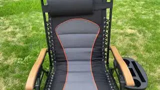 Review of PHI VILLA Oversize XL Padded Zero Gravity Lounge Chair Wide Armrest Adjustable Recliner