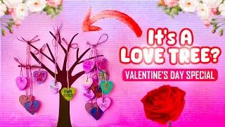 PAINT A Heart, Create a SMILE? Making a LOVE TREE for Valentine's Day!