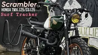 HONDA TMX 125/CG 125 &ldquo;Surf Tracker&rdquo; Scrambler by Tokwa Party Garage