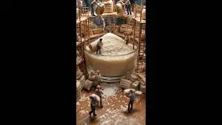 Live Curry Flavored Rice Factory #animation #factory #ai