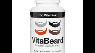 Vitabeard حبوب ڤيتا بيرد الامريكية الطبيعية لنمو شعر اللحية والشارب