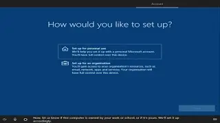 Install windows 10 | Version 1803