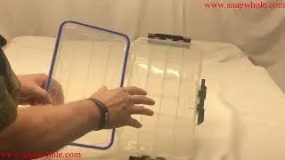 Harbor Freight Storehouse Large Water Resistant Storage Container Setup and use Guide