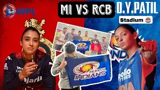 DY Patil Stadium la MI vs RCB Match🏏 🔥|| First Match Experience || Vlog 19