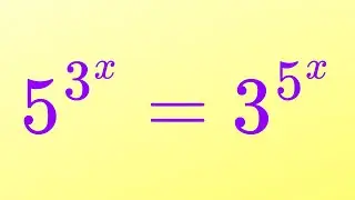 An Interesting Exponential Equation