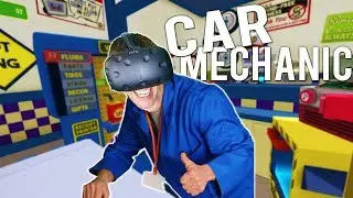 СТАНЬТЕ ЛУЧШИМ АВТОМЕХАНИКОМ В VR! &mdash; Геймплей Job Simulator 2017 для HTC VIVE