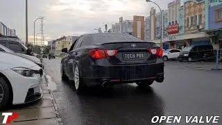 Toyota Mark X With TECHPRO Valvetronic Exhaust