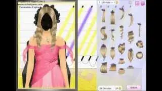 Stardoll - How to make a really simply and cheap hair-wig &hearts;&hearts;&hearts;