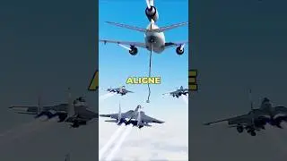 Ravitaillement en vol d'un avion ✈️