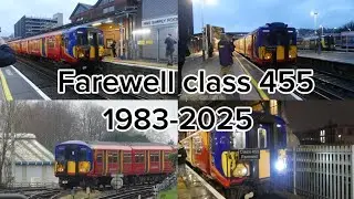 Chasing the class 455 Farewell Tours around the Southwest! (21st December 2025)
