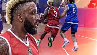 I WENT OFF IN AN OVERSEAS PROFESSIONAL 5V5 BASKETBALL TRYOUT
