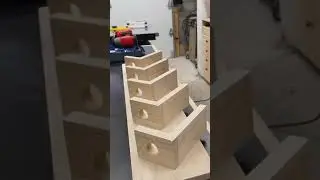 Simple wine rack #shorts #woodworking