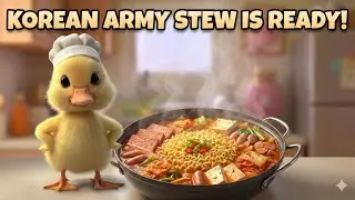 ASMR-Korean Army Stew made by duck