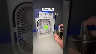 Mini Ar condicionado port&aacute;til 3 em 1 | Ventilador + umidificador com gelo. Comente