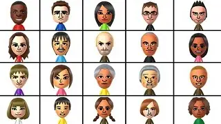 Wii Party U - All Mii Standard Characters