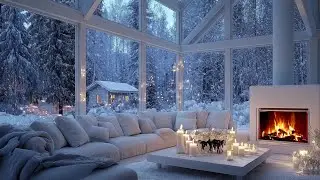 ❄️🎶 Soft Piano Atmosphere in a Peaceful Winter | Falling Snow | Deep Inner Calm, Focus Alignment