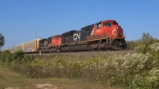 Canadian National  -  Eastbound Rack/Stack Train    19 Sep 25