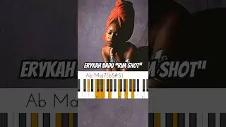 Erykah Badu's Secret Chord Recipe in &ldquo;Rim Shot&rdquo; 🔥🎹🔥 #musicianparadise #chordprogressions