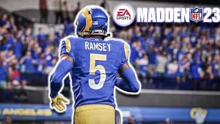 MADDEN 23 RAMS GAMEPLAY!! JALEN RAMSEY x COOPER KUPP!