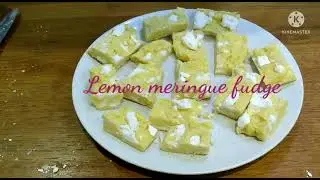 Lemon meringue fudge recipe