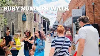 Window shopping￼ Rolex , Gucci  in summer || busy walk in summer 4K[HDR]#londonwalking