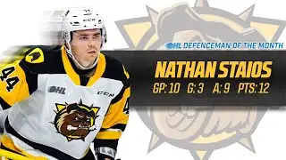 OHL Defenceman of the Month &ndash; Nathan Staios (Hamilton Bulldogs)