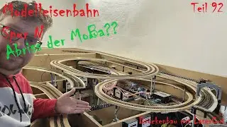 Modelleisenbahn Spur N Let&acute;s Go Bogenbr&uuml;cke LaserCut Eigenbau Bausatz Creality DiodenLaser Teil92 4K